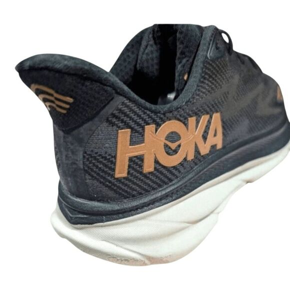 HOKA ONE ONE Clifton 9 \'Black Copper\' Running Shoes Size 10W/M8 main image 10